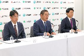 JX Advanced Metal, Mitsubishi Materials, and Mitsui Metal Hold Press Conference on the Integration of Their Copper Concentrate Procurement and Electrolytic Copper Sales Businesses